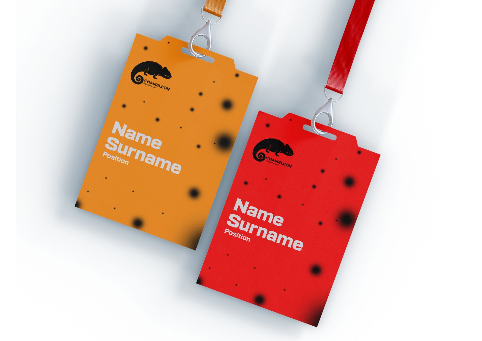 Chameleon branded identification cards